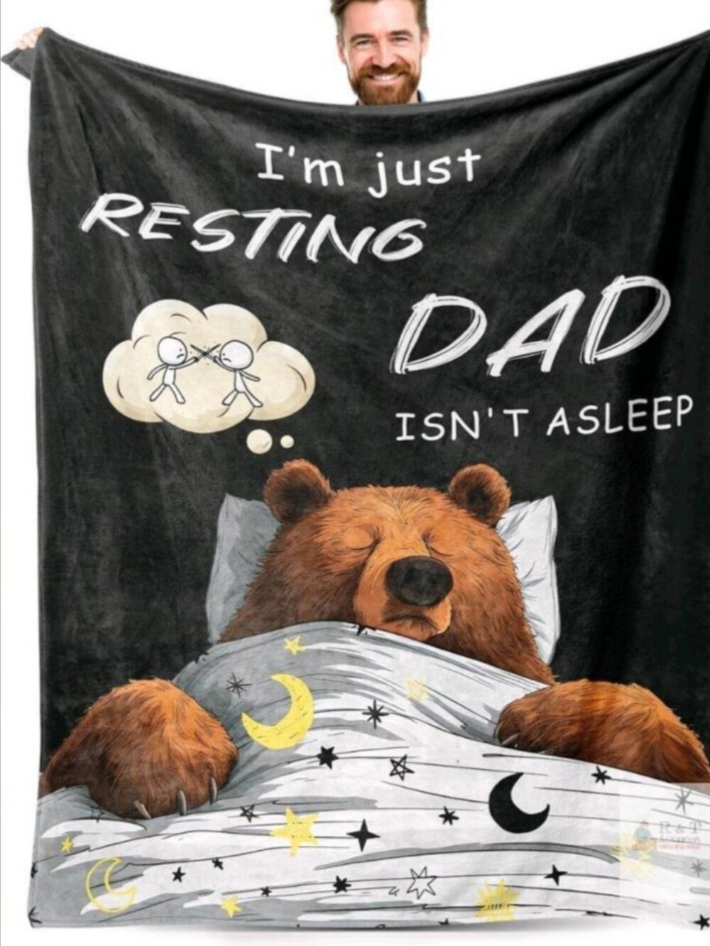 NEW DAD PLUSH BLANKET